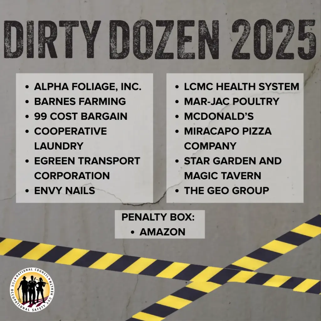 dirty dozen — DE news