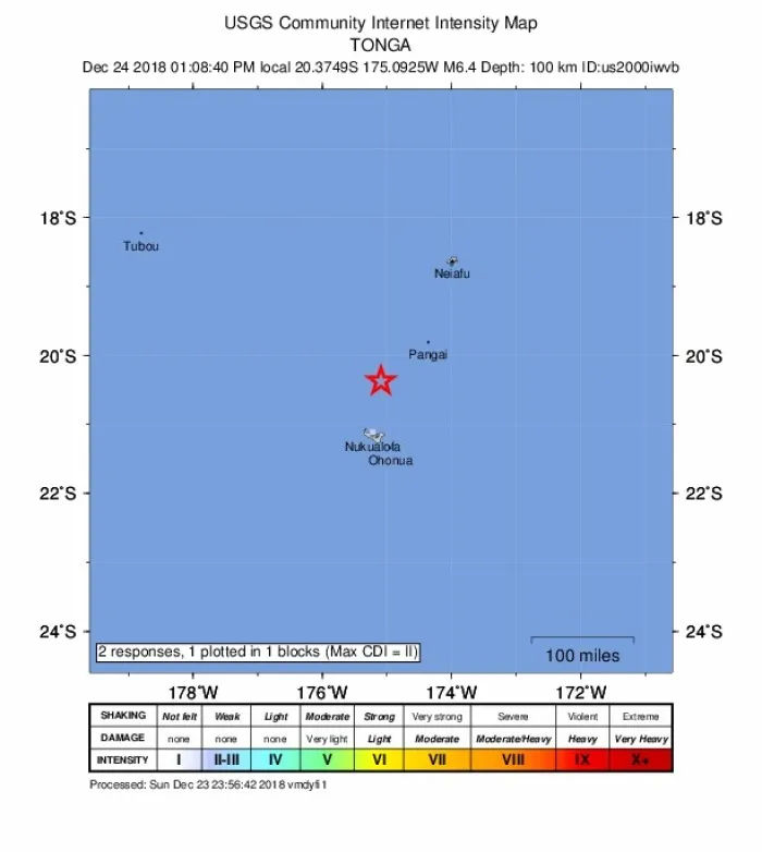 erdbeben tonga — DE news