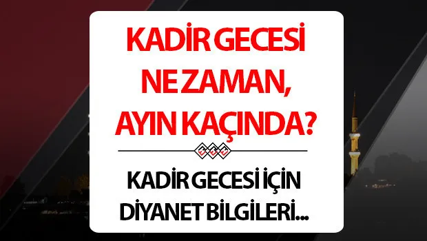 kadir gecesi 2026 — DE news