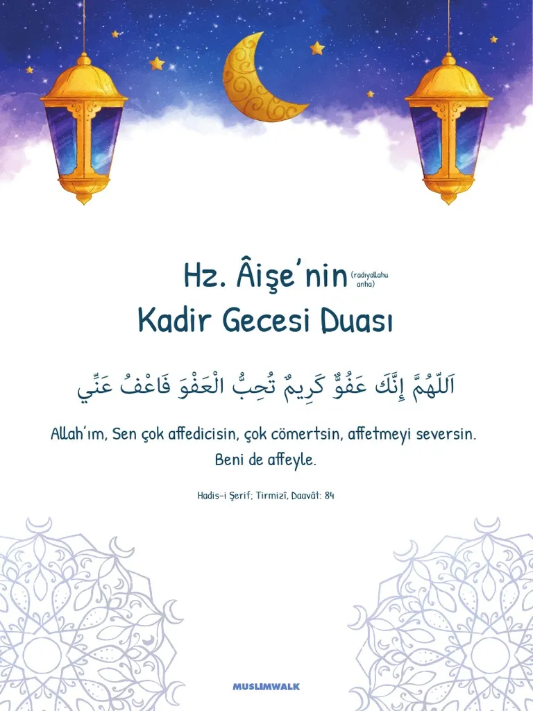 kadir gecesi duasi — DE news