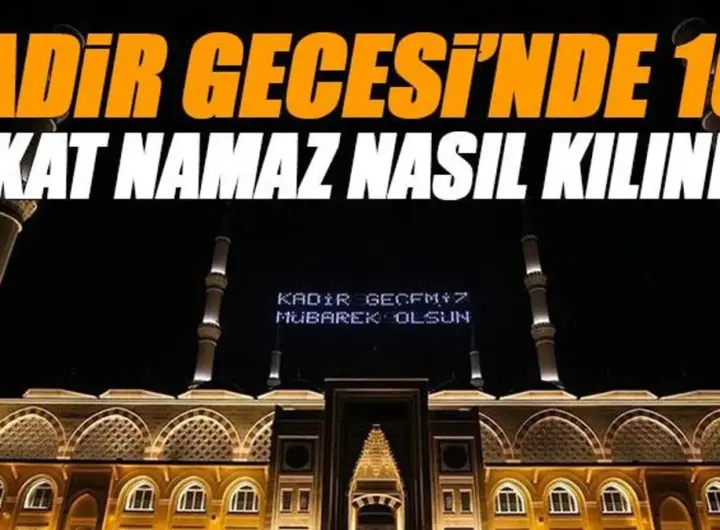 kadir gecesi namazı — DE news