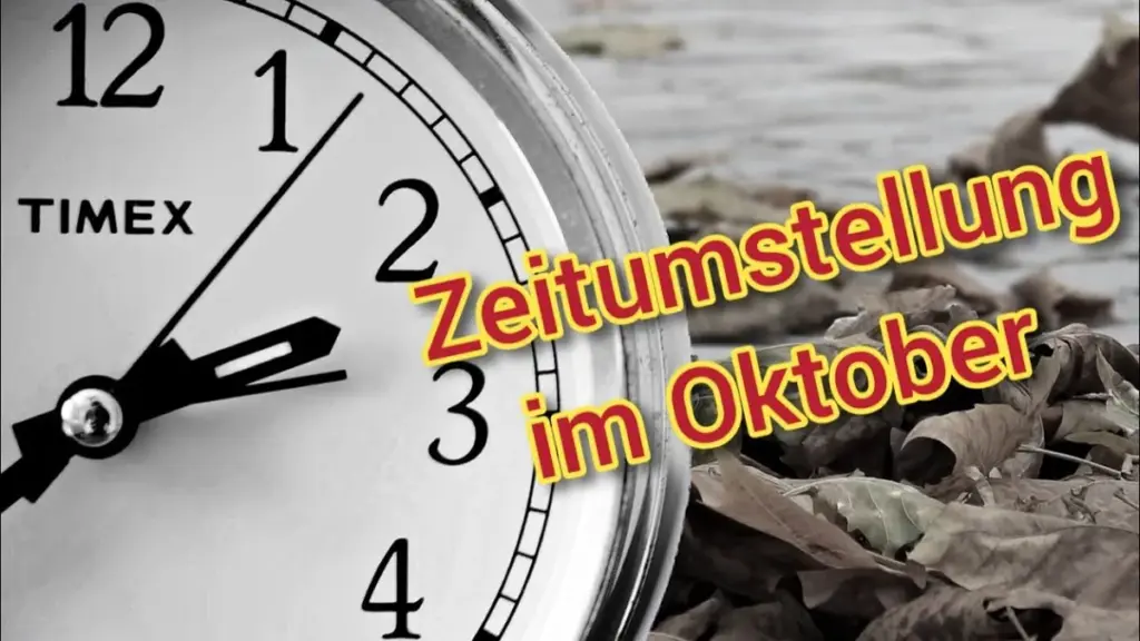 wann werden die uhren umgestellt — DE news
