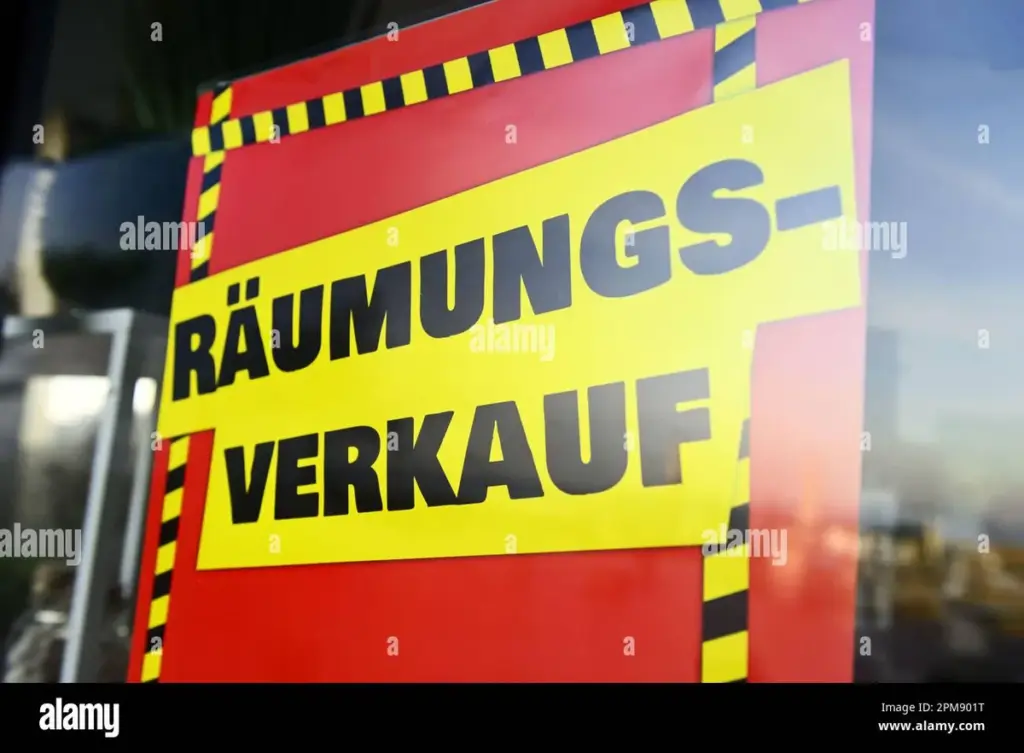 räumungsverkauf — DE news