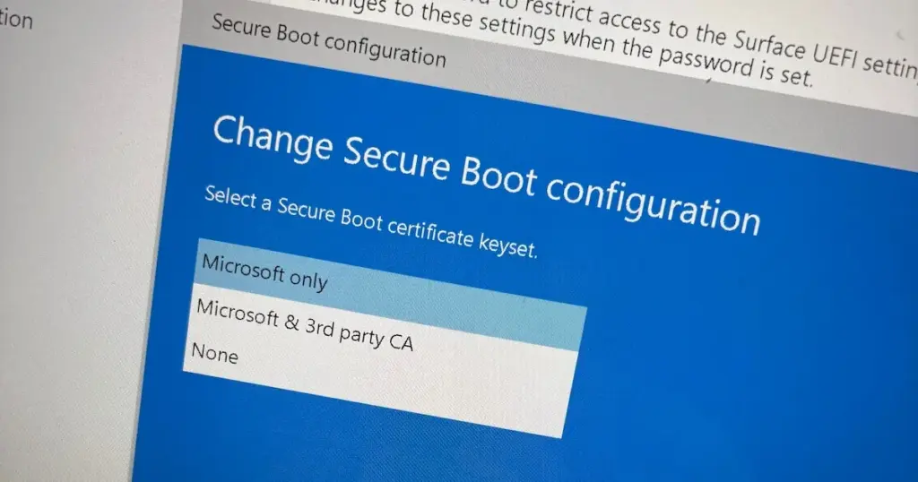 secure boot — DE news