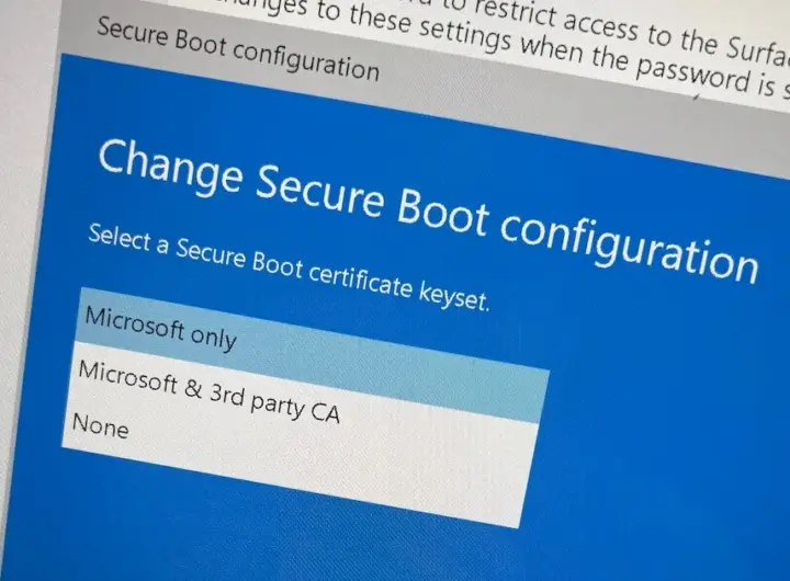 secure boot — DE news