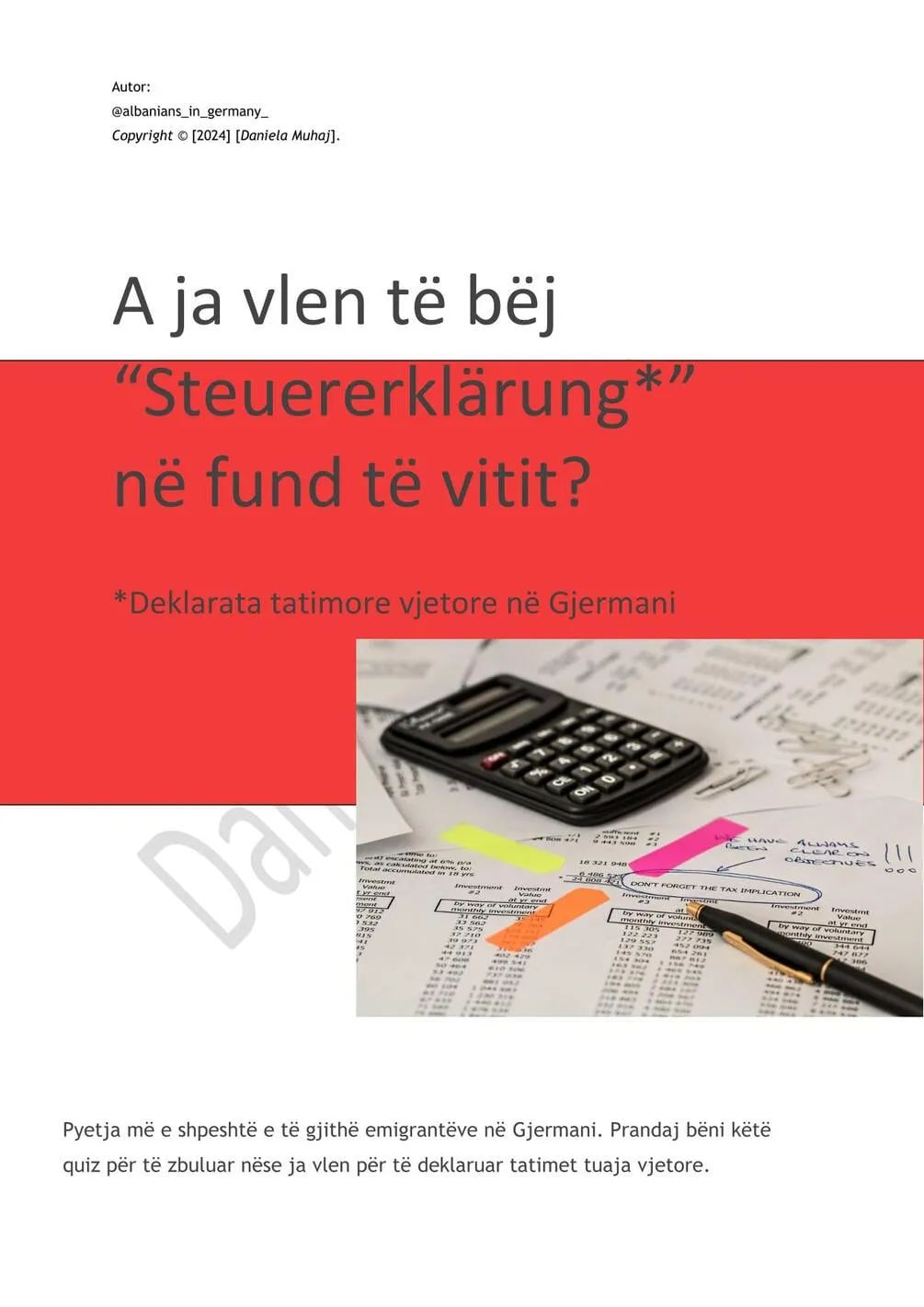 steuererklärung — DE news