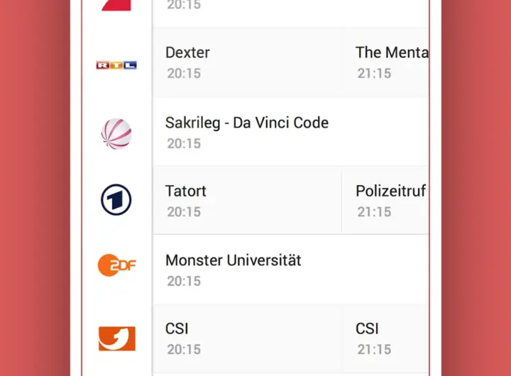 tv programm — DE news