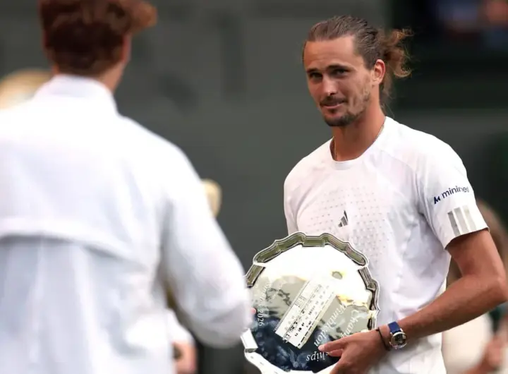 Wimbledon: Merz besuchte Zverev in der Umkleide - BILD
