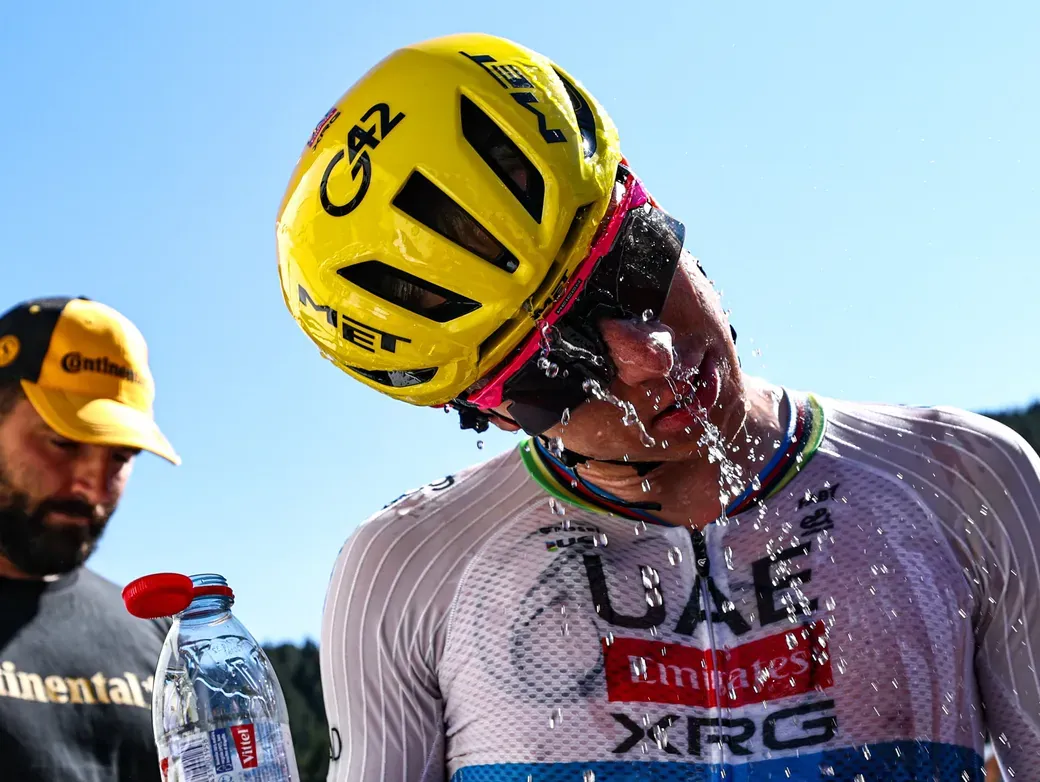Tadej Pogačar nach der dritten Etappe der Tour de France