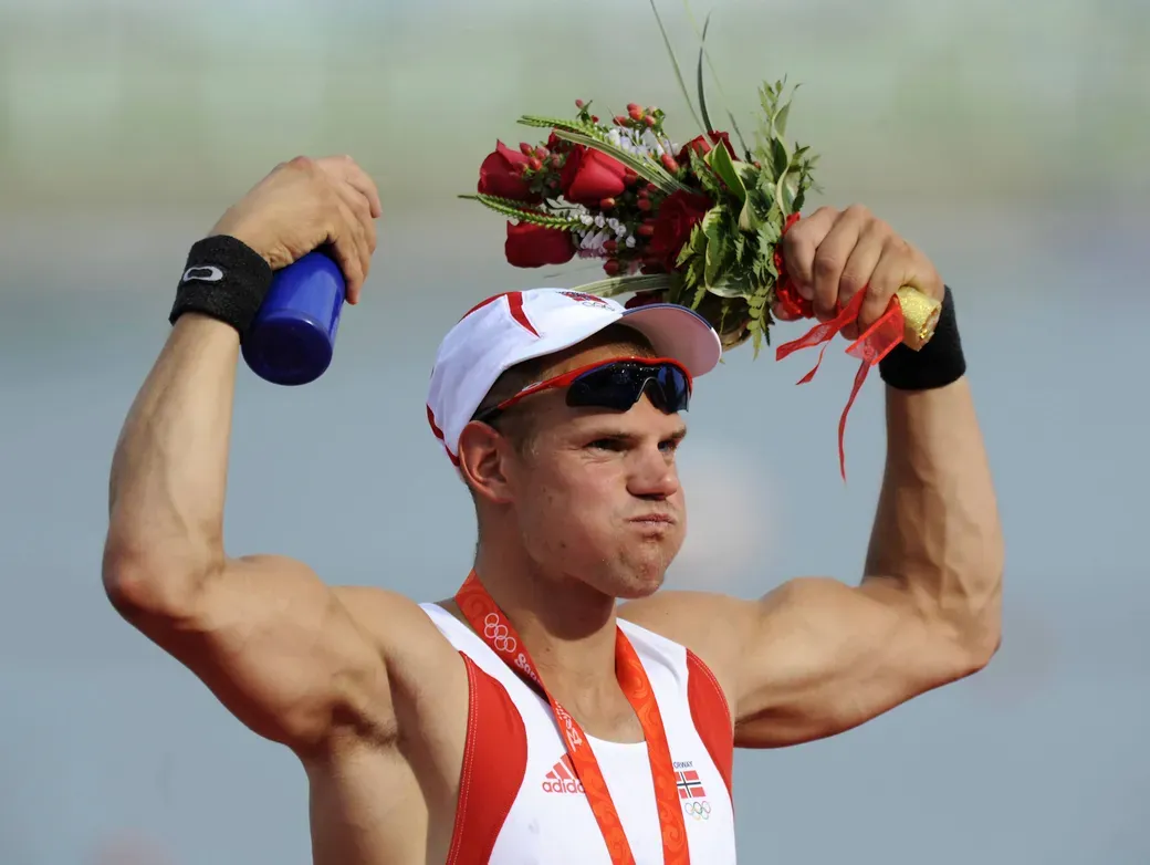 Olympiasieger Olaf Tufte in Peking 2008